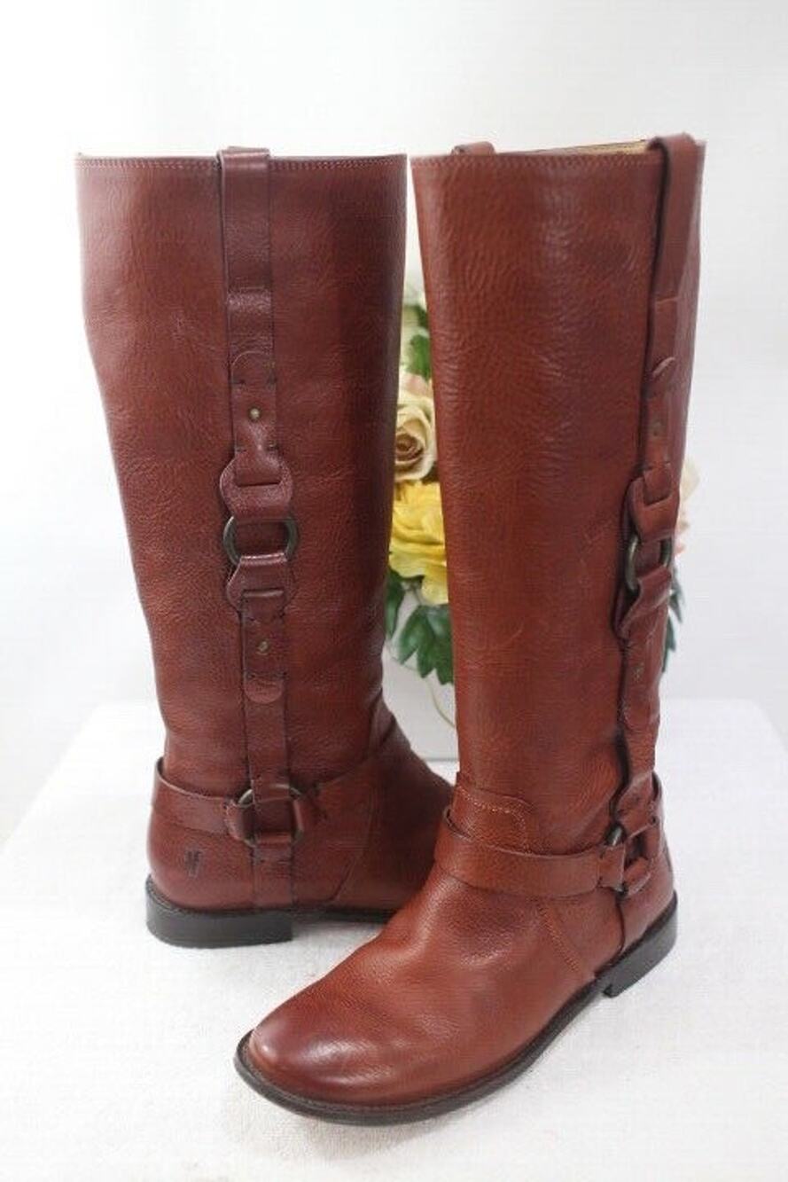 Frye Paige Loop Pull On Harness Boots Made in Mexico size 7B (600